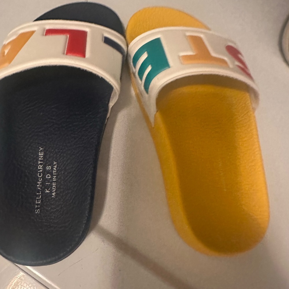 Stella McCartney Blue Yellow Sandals